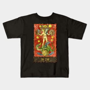 The Star. Magic Gate Tarot Card Design. Kids T-Shirt